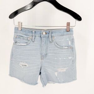 Madewell Distressed Jean Shorts